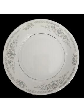 Rose China Brenda 3801 Japan Dessert Bowls Set of 2 Floral Gray Blue